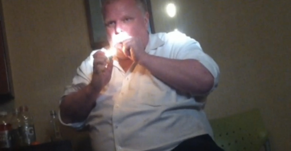 Rob Ford Smoking Crack Cocaine